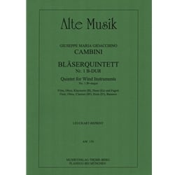 Quintet No. 1 in B-flat major - Woodwind Quintet