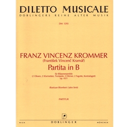 Partita in B-flat, Op. 45, No. 1 - Full Score