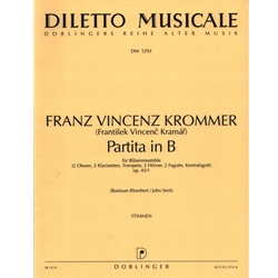 Partita in B-flat, Op. 45, No. 1 - Set of Parts