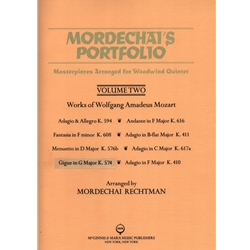 Mordechai's Portfolio Vol 2 (Works by Mozart) - Wind Quintet