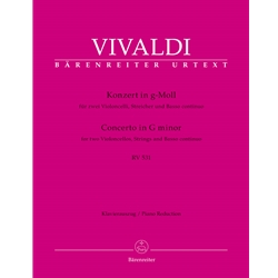 Concerto in G minor, RV 531 - Cello Duet with Piano