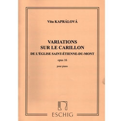 Variations sur le Carillon De L'eglise Saint-etienne Du Mont - Piano