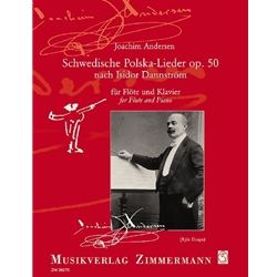 Schwedische Polska-Lieder, Op. 50 - Flute and Piano