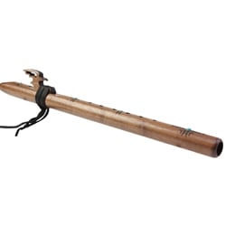 High Spirits Red Tail Hawk Flute in G minor - Walnut with Turquoise Inlays