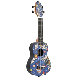 Keiki K2-SP Soprano Ukulele Pack - Spaceman