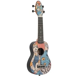 Keiki K2-SR Soprano Ukulele Pack - Samurai