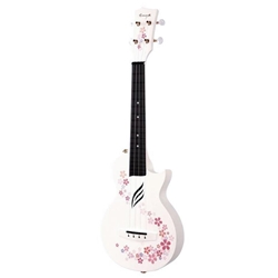 Nova U Carbon Fiber Concert Ukulele w/Case - Flower