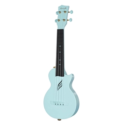Nova U Mini Carbon Fiber Soprano Ukulele w/ Case - Blue