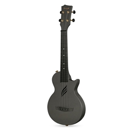 Nova U Carbon Fiber Concert Ukulele w/ AcousticPlus EQ and Case - Black
