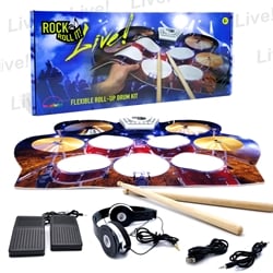 Rock and Roll It Live! - Flexible Roll-Up Drum Kit