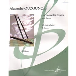 36 Nouvelles Etudes, Volume - Bassoon