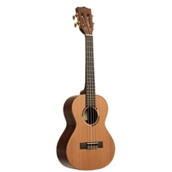 Kala KA-ASCP-T All Solid Cedar Top Tenor Ukulele with Solid Pau Ferro Back and Sides