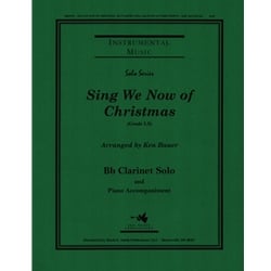 Sing We Now of Christmas - Clarinet and Piano