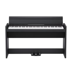 Korg LP-380 Digital Piano with Stand and 3-Pedal Unit - Black