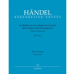 La Bellezza ravveduta nel trionfo del Tempo e del Disinganno - Vocal Score