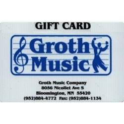 Groth Music Gift Card