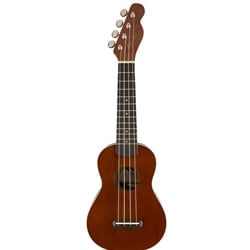 Fender Venice Soprano Ukulele - Natural Basswood