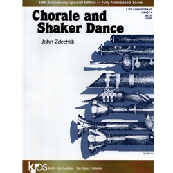 Chorale and Shaker Dance - Concert Band (Score)
