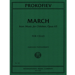 March from Music for Children, Op. 65 - Cello Unaccompanied