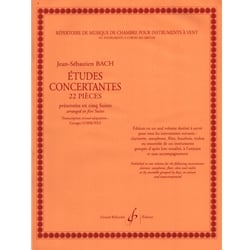 Etudes Concertantes (22 Pieces) - Clarinet (or other treble instrument)