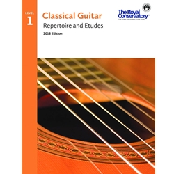 Royal Conservatory Classical Guitar Repertoire and Etudes (2018) - Level 1