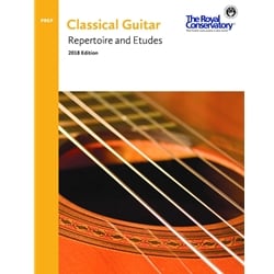 Royal Conservatory Classical Guitar Repertoire and Etudes (2018) - Preparatory