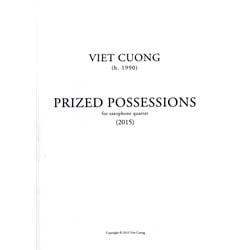 Prized Possessions - Sax Quartet SATB