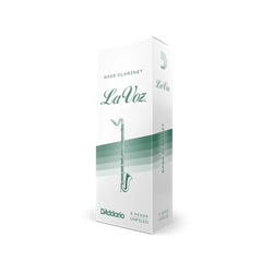 La Voz Bass Clarinet Reeds - 5 Count Box