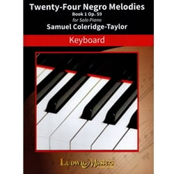 24 Negro Melodies, Op. 59, Book 1 - Piano
