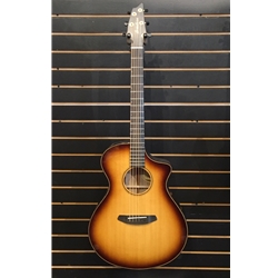 Breedlove Oregon Concert CE Sitka Spruce - Myrtlewood A/E Guitar with Hardshell Case - Whiskey Burst