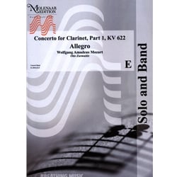 Concerto in B-flat Major, K. 622 - Clarinet and Band (Complete Parts)