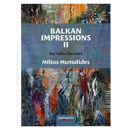Balkan Impressions II - Clarinet Unaccompanied