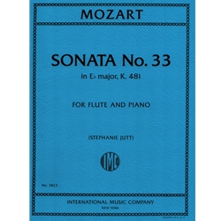 Sonata No. 33 in E-flat Major, K. 481 - Flute and Piano