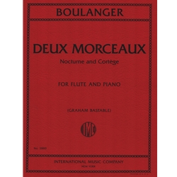 Deux Morceaux: Nocturne and Cortege - Flute and Piano