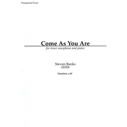 Come As You Are - Tenor Sax and Piano