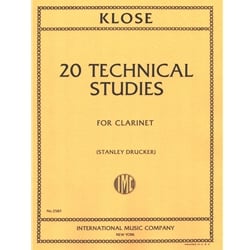 20 Technical Studies - Clarinet