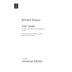 4 Lieder, Op. 27 - High Voice and Piano