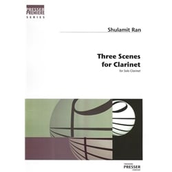 3 Scenes for Clarinet - Clarinet Unaccompanied