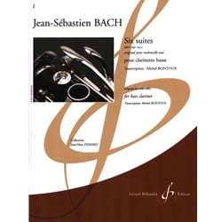 6 Suites, BWV 1007-1012 - Bass Clarinet Unaccompanied