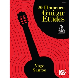 20 Flamenco Guitar Etudes (Book/Online Audio) - Classical Guitar