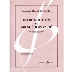 Introduction et Air Suedois Varie - Clarinet and Piano