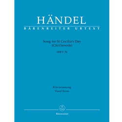 Song for St. Cecilia's Day - Vocal Score