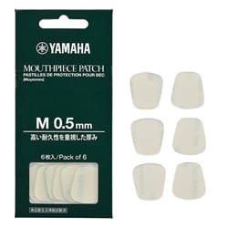 Yamaha 0.5mm Clear Mouthpiece Patches - Pack of 6