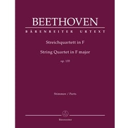 String Quartet in F Major, Op. 135 - Set of Parts
