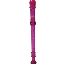 Canto CR101 Purple 1-Piece Soprano Recorder - Baroque Fingering