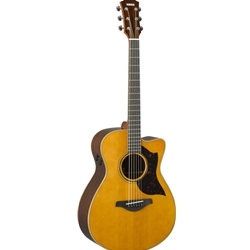 Yamaha AC3R Concert Body Cutaway Acoustic-Electric Guitar with Hard Bag - Vintage Natural