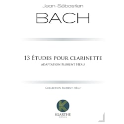 13 Etudes de Bach - Clarinet Unaccompanied