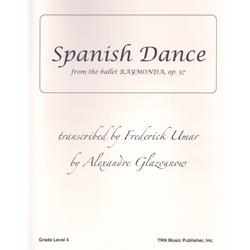 Spanish Dance from the Ballet Raymonda, Op. 57 - Concert Band