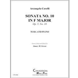 Sonata No. 10 in F Major, Op. 5 No. 10 - Tuba and Piano
