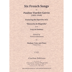 6 French Songs - Medium Voice and Piano